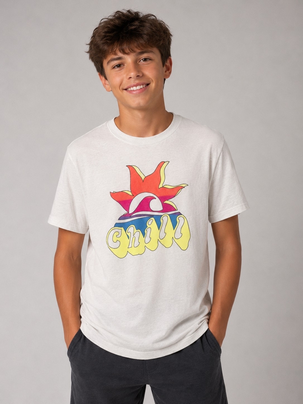 GAP Boys Youth “Chill” Graphic T-Shirt – XXL / 14–16
